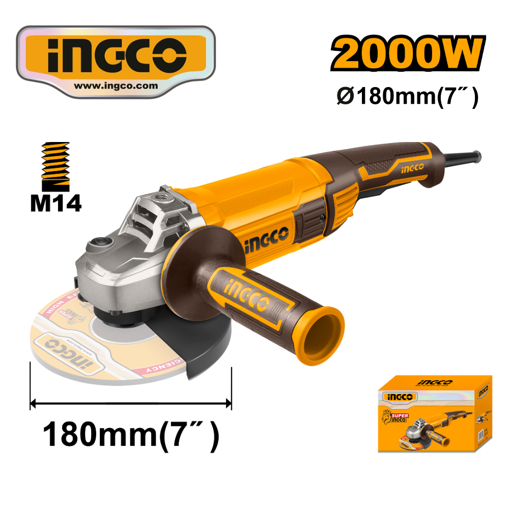 AG200018 web ESMERIL ANGULAR 7" DE 2000W - #AG200018 - Imagen 1
