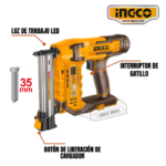 CLAVADORA INALÁMBRICA + BATERÍA 20V 2.0AH + CARGADOR - #CBNLI3508 - Imagen 2