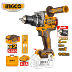 TALADRO CON PERCUTOR 166NM + BATERÍA + CARGADOR + ACCESORIOS - #CIDLI201668