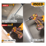 TALADRO PERCUTOR 1/2" DE 69NM 42V - #CIDLI426981 - Imagen 2