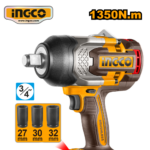 LLAVE DE IMPACTO 3/4" DE 1350NM + DADOS - #CIWLI20135 - Imagen 3