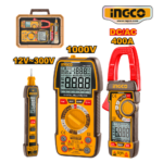 SET 3PZ PINZA AMPERIMÉTRICA DC/AC 400A + MULTITESTER 1000V + PROBADOR DIGITAL - #COS24067