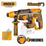 KIT ROTOMARTILLO + AMOLADORA 4 1/2" + LINTERNA 2000LÚMENES + ACCESORIOS - #COSLI250183 - Imagen 2