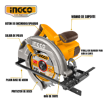 SIERRA CIRCULAR 7.1/4" DE 1600W - #CS18568 - Imagen 2