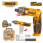 ATORNILLADOR INALÁMBRICO 8V 6NM (1/4") + ACCESORIOS - #CSDLI08025