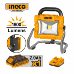 LAMPARA LED 1800 LÚMENES 20V + 1 BATERIA 2.0AH + CARGADOR - #CWLI20258