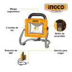 LAMPARA LED 1800 LÚMENES 20V + 1 BATERIA 2.0AH + CARGADOR - #CWLI20258 - Imagen 2