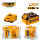 SET 1 BATERÍA 20V 4.0Ah + 1 CARGADOR RAPIDO - #FBCPK1214