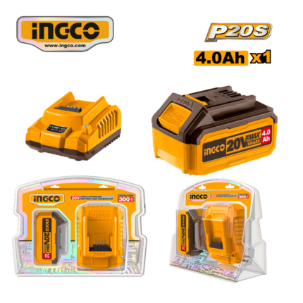 SET 1 BATERÍA 20V 4.0Ah + 1 CARGADOR RAPIDO - #FBCPK1214