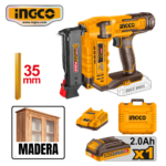 CLAVADORA 20V 35MM + BATERÍA + CARGADOR + MALETÍN - #CBNLI3606