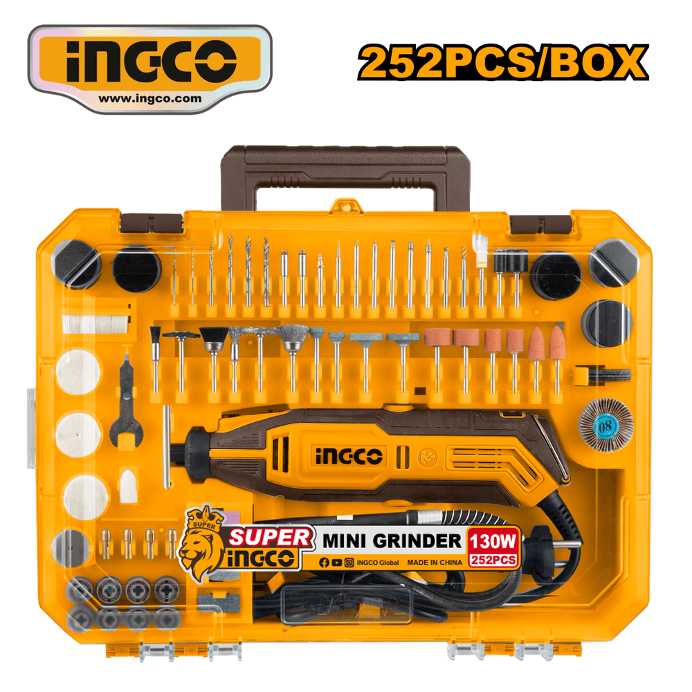 _MG133281 MINI AMOLADORA 130W (1) MINI AMOLADORA 130W 252PCS/BOX - #MG133281 - Imagen 1