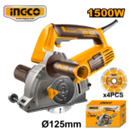 ACANALADORA 5" DE 1500W + 4 DISCOS - #WLC15008