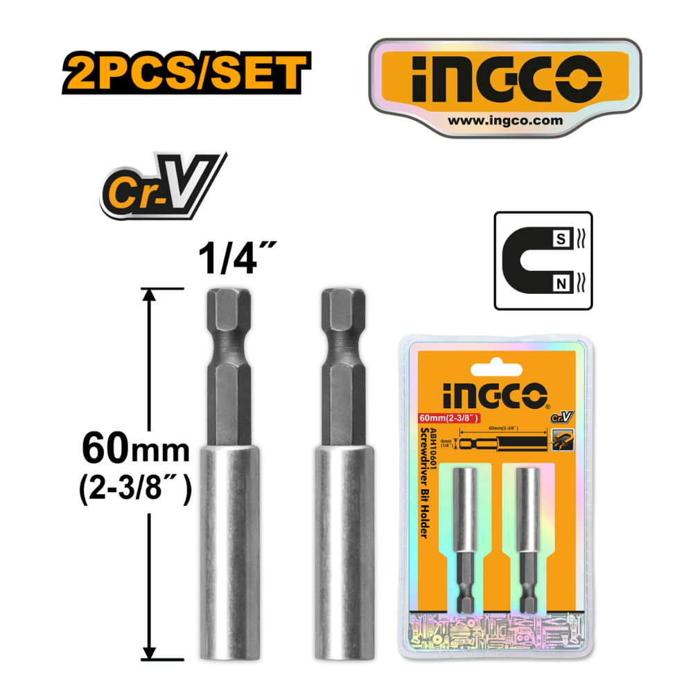 ABH10601 web SET 2PZ EXTENSIÓN MAGNÉTICO HEXAGONAL - #ABH10601 - Imagen 1