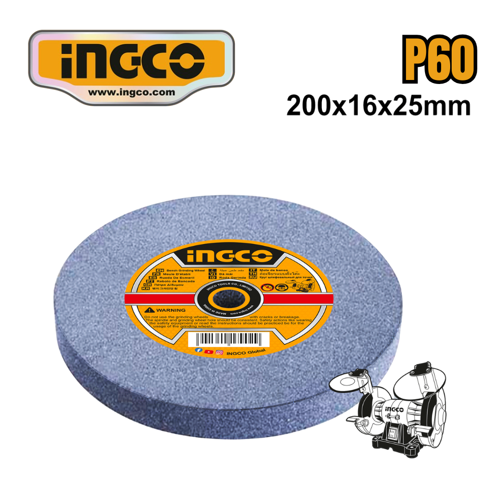 AGW2006027 RUEDA ABRASIVA 8" GRANO 60 - #AGW2006027 - Imagen 1