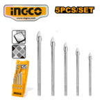 SET 5 BROCAS PARA VIDRIO (4-10MM) - #AKD7058
