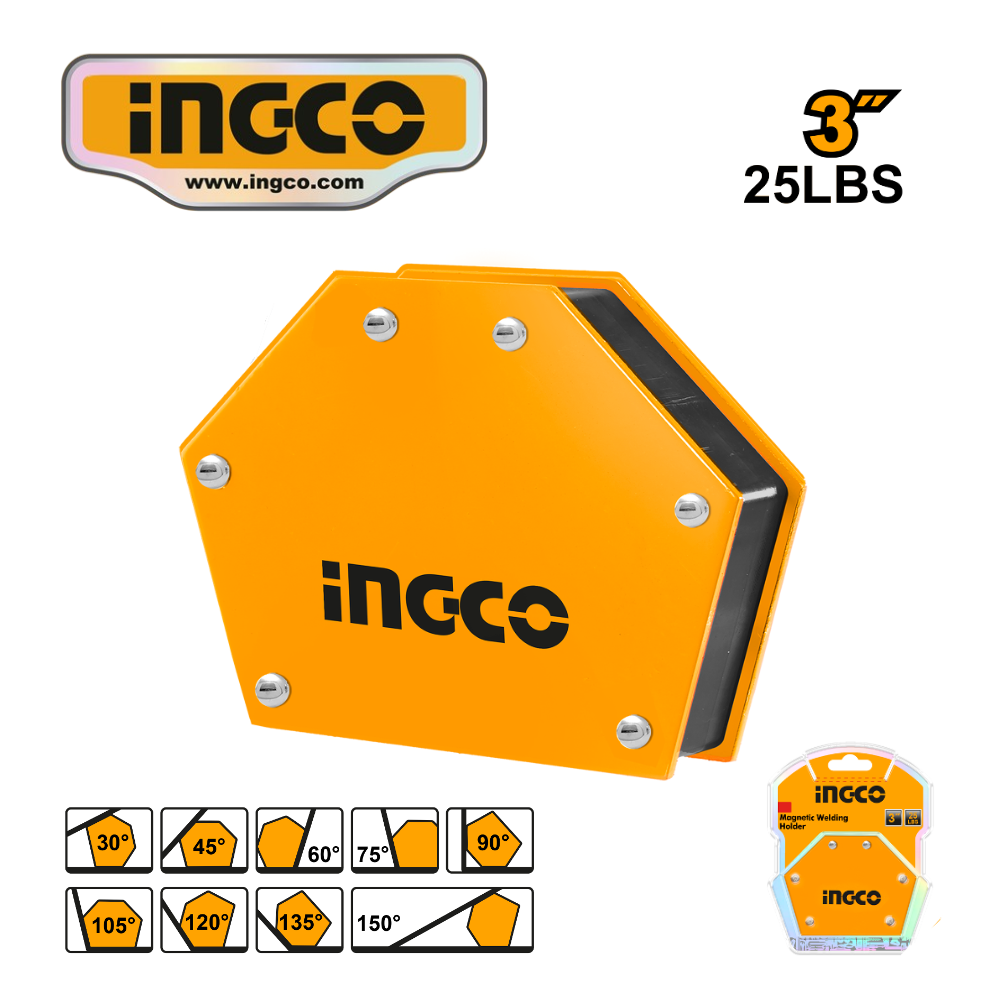 AMWH25032 web ESCUADRA MAGNÉTICA 3" (25LBS) - #AMWH25032 - Imagen 1