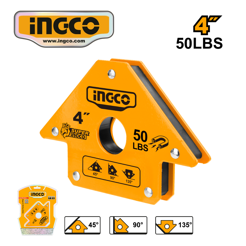 AMWH50041 web ESCUADRA MAGNÉTICA 4" (50LBS) - #AMWH50041 - Imagen 1