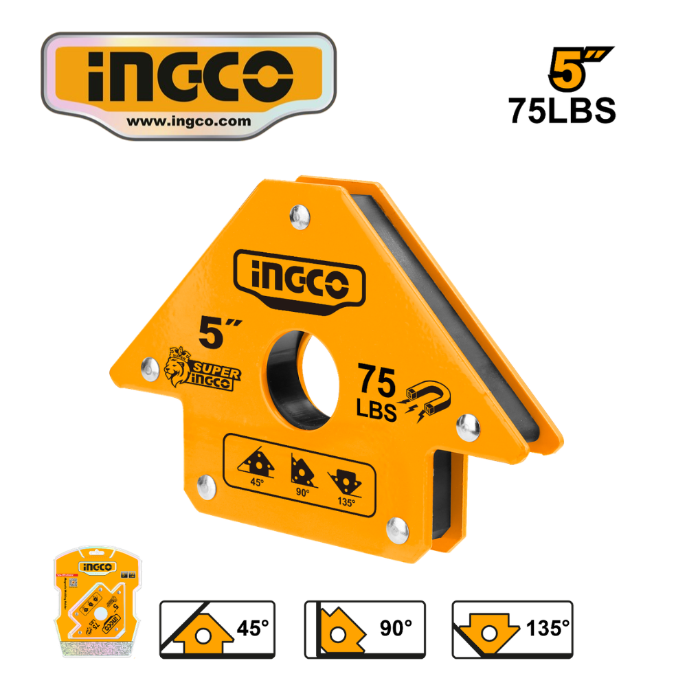 AMWH75051 web ESCUADRA MAGNÉTICA 5" (75LBS) - #AMWH75051 - Imagen 1