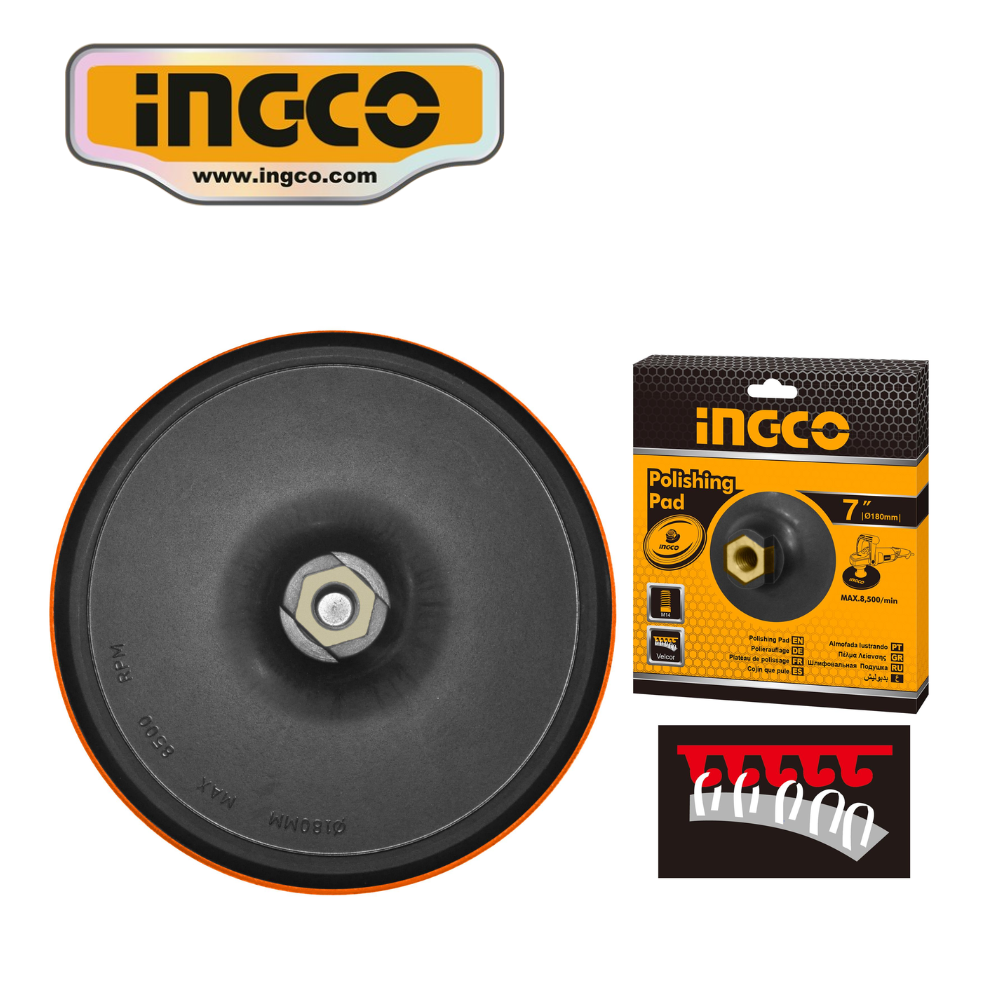 APP0111801 ALMOHADILLA DE PULIDO CON BRIDA - DISCO C/VELCRO - #APP0111801 - Imagen 1