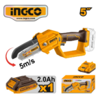 MINI MOTOSIERRA 20V 5" + BATERÍA + CARGADOR - #CGSLI20581