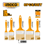 SET 8 BROCHAS MANGO AMARILLO - #CHPTB7860801