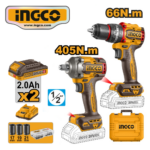 SET LLAVE DE IMPACTO 405NM + TALADRO 66NM - #CKLI20286