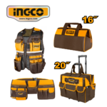 KIT 4 PORTA HERRAMIENTAS CHALECO+MALETA CON RUEDAS+BOLSO+CINTURÓN - #COS230910