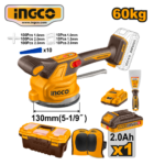 KIT 4PZ VENTOSA VIBRADOR 60KG + CAJA + RODILLERA + ESPÁTULA - #CTVLI20018