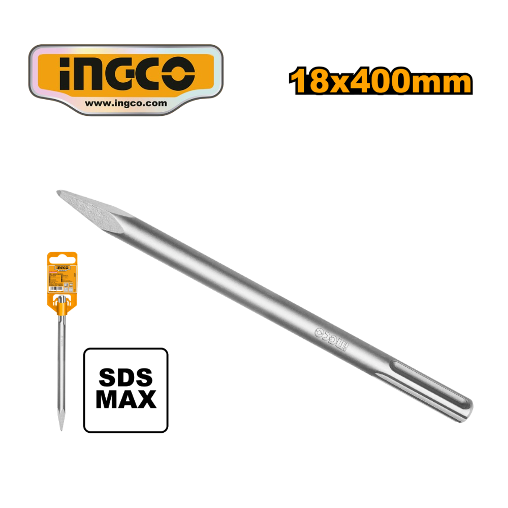 DBC0214001 web CINCEL SDS MAX PUNTA AGUDA 18x400MM - #DBC0214001 - Imagen 1