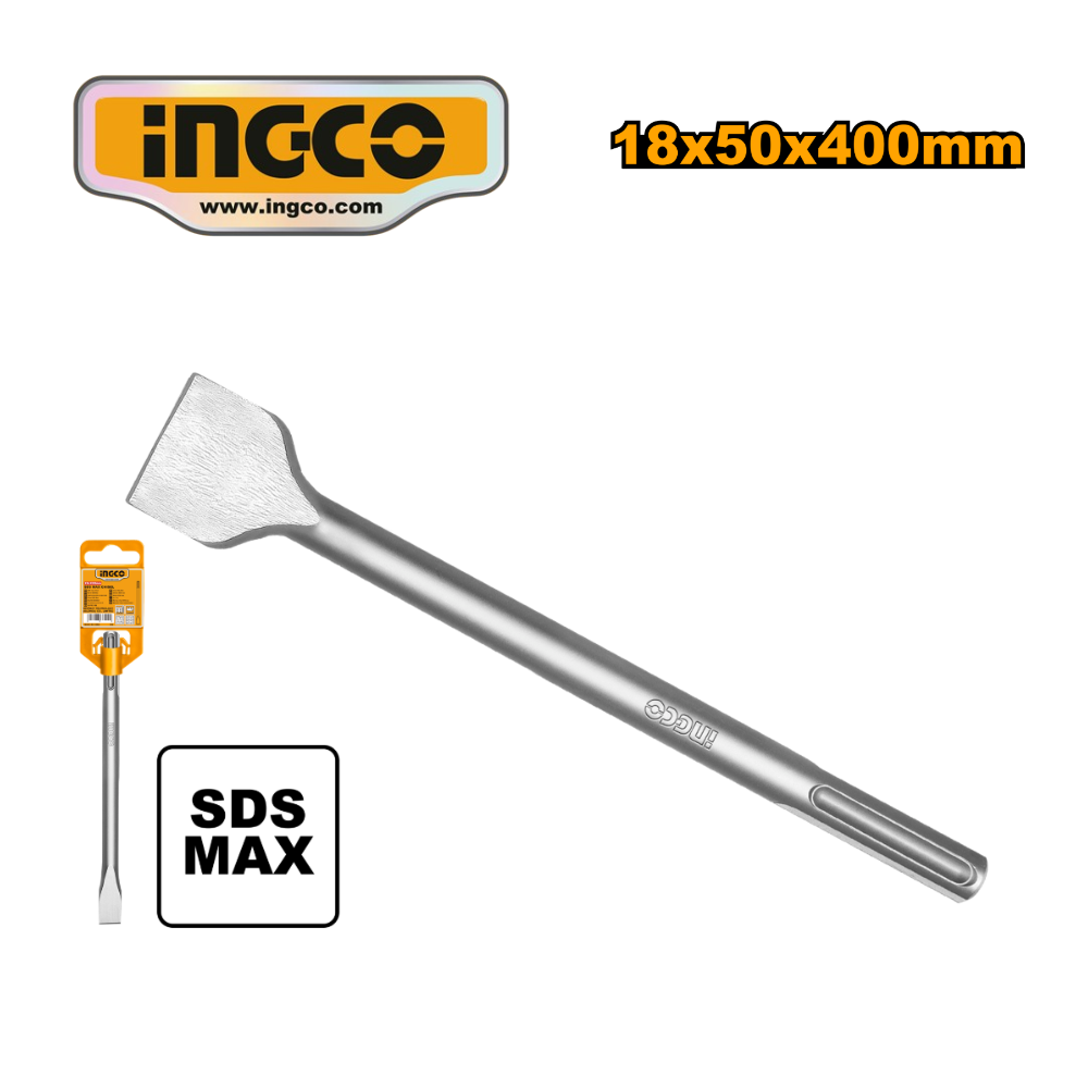 DBC0224002 web CINCEL SDS MAX PUNTA PLANA ANCHA 18x400x50MM - #DBC0224002 - Imagen 1