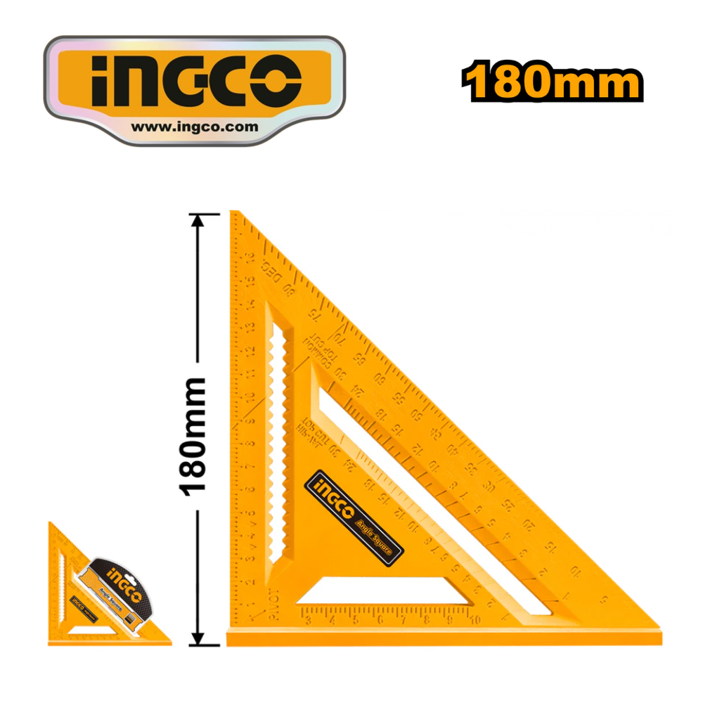 HAS20202 web ESCUADRA GRADUADA PARA CARPINTERO 7" (180MM) - #HAS20202 - Imagen 1