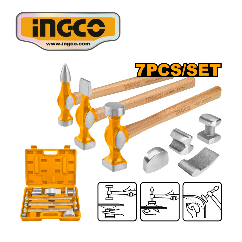 HBAFH0712 SET 7PZ DE MARTILLOS PARA PLANCHADOR - #HBAFH0712 - Imagen 1