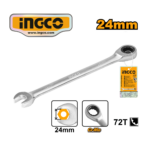 LLAVE COMBINADA RATCHET 24MM - #HCSPAR241