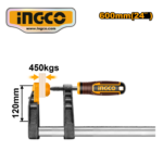 PRENSA "F" DE 600MM - #HFC021205