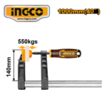 PRENSA "F" DE 1000MM - #HFC021404