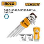 SET 9PZ LLAVES TORX - #HHK13091