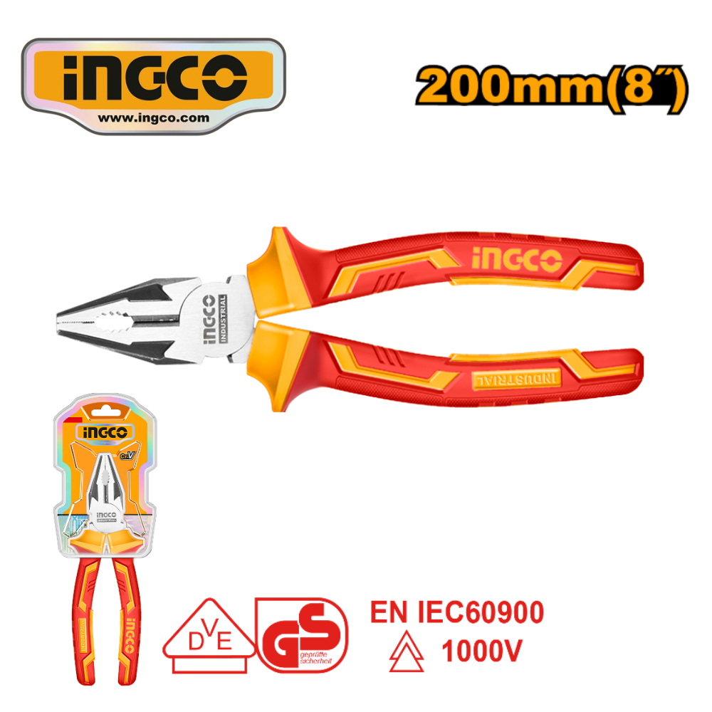 HICP28208 web ALICATE UNIVERSAL INDUSTRIAL 1000V 8" - #HICP28208 - Imagen 1