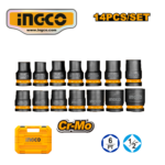 JUEGO DE DADOS 1/2" 14PZ - #HKISSD12141