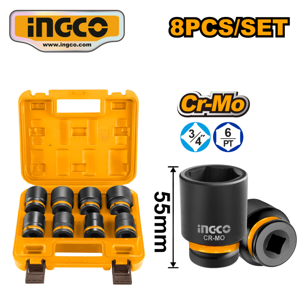 HKISSD34081 WEB JUEGO 8 DADOS DE IMPACTO CR-MO 3/4" - #HKISSD34081 - Imagen 1