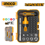 SET 31PZ DESTORNILLADOR CON MANGO EN "T" - #HKSDB0318