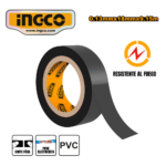 CINTA AISLANTE NEGRO DE PVC 0.13MMx18MMx9.15MM - #HPET1103