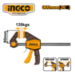 PRENSA RÁPIDA AUTO AJUSTABLE 36" - #HQBC36803