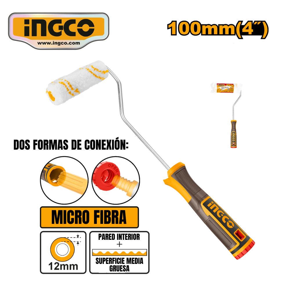 HRHT061001D WEB MINI RODILLO INDUSTRIAL 4" - #HRHT061001D - Imagen 1