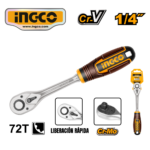 RATCHET MANGO GOMA 1/4" - #HRTH0814