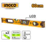 NIVEL DE ALUMINIO CON PANTALLA DIGITAL 60CM - #HSL08060D
