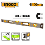NIVEL DE ALUMINIO MAGNÉTICO 150CM - #HSL38150M