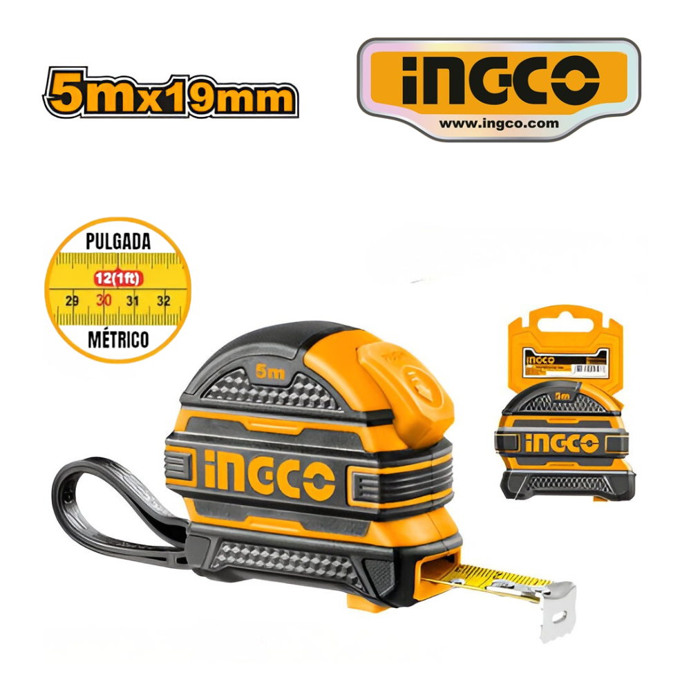 HSMT08519 web WINCHA MÉTRICA DE ACERO 5Mx19MM - #HSMT08519 - Imagen 1