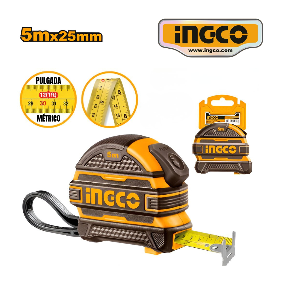 HSMT08525 web WINCHA MÉTRICA DE ACERO 5Mx25MM - #HSMT08525 - Imagen 1