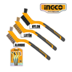 SET 3PZ CEPILLOS DE METAL - #HKTWB10306