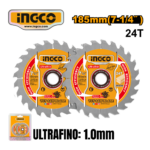 SET 2 DISCOS CORTE MADERA 7.1/4" (24D) - #TSB1853